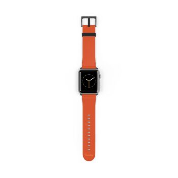 Block Orange Apple Watch Band